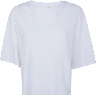 Majestic Filatures Oversized Tops - Dames - Shirts - Wit - M - Tops