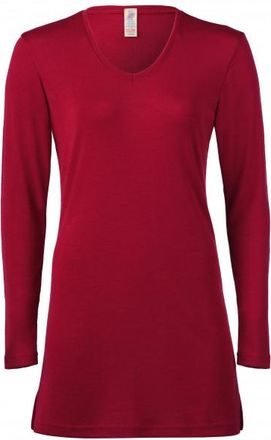 Engel Longshirt Merinounterwäsche für Damen | rot