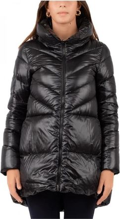 Herno Pufferjas - Dames - Winterjassen - Zwart - 2XL - Jassen