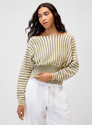 Twik Womens Fitted striped sweater