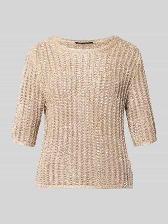 Betty Barclay Regular Fit T-Shirt aus Viskose-Mix in Strick-Optik in Beige, Gr&ouml;&szlig;e 36