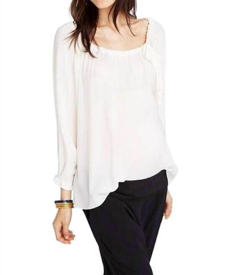 Hatch WomenS The Laetitia Blouse In Ivory