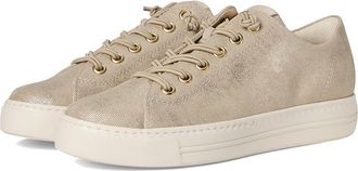 Paul Green Dixie Sneakers Womens Shoes Shell Metallic Canvas : AT 7.5 (US Womens 10) M