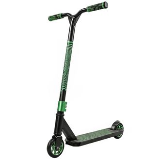 OEM Scooter Acrob&aacute;tico Para Trucos Patinete Freestyle Con Rodamientos Abec-9 Ruedas 120 Mm Giro 360&deg; Para Skatepark Verde