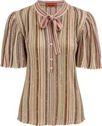 Missoni Blouse - Dames - Blouses - Roze - S - Overhemden