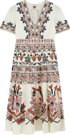 Farm Rio Mujer, Vestidos, Blanco, Talla: 2XS