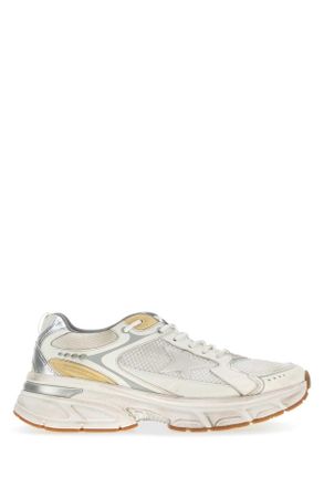 Golden Goose Deluxe Brand White Mesh And Leather Lightstar Sneakers