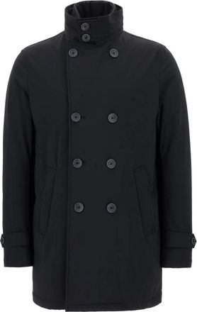 Herno Stijlvolle Pufferjas voor Mannen - Heren - Dons jassen - Blauw - 2XL - Nylon - Jassen