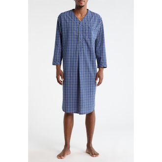 Majestic International Sunset Blues Cotton Blend Nightshirt in Cobalt at Nordstrom Rack, Size Large/x-Large