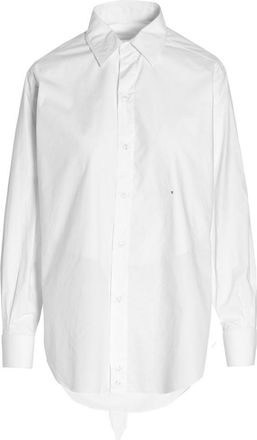 Maison Margiela White Logo Embroidery Shirt