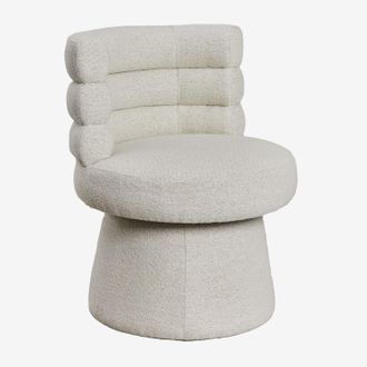 Sklum Sklum - Pack De 2 Sillas De Comedor Giratorias Tapizadas Protea