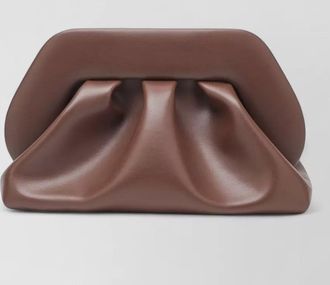 Themoir&egrave; rectangular clutch bag soft texture pleated