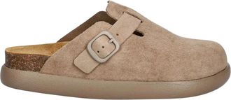 Scholl FAE Mules - Dames - Slip ons - Beige - 37 EU - Leer - Schoenen