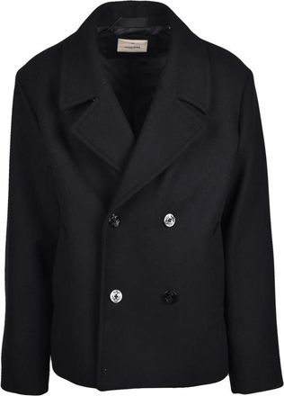 Jack & Jones Peacoat - Heren - Blazers - Zwart - XL - Wol - Jassen