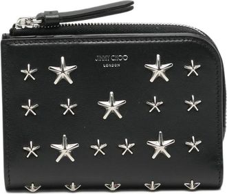 Jimmy Choo London Star-studded Leather Wallet