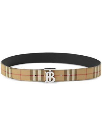 Burberry Cintura Vintage Check reversibile - Toni neutri