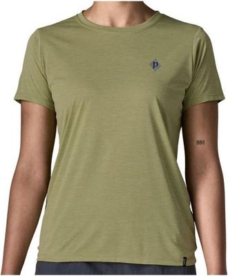 Patagonia Capilene Cool Daily Shirt Hut Tripper Funktionsshirt f&uuml;r Damen | oliv