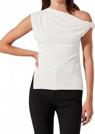 Astr Aphra Twisted Top In White