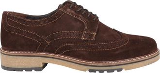 Ara Bruine su&egrave;de veterschoenen voor heren - Heren - Veterschoenen - Bruin - 44 EU - Su&egrave;de - Schoenen