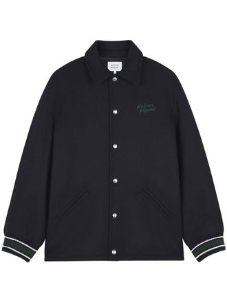 Maison Kitsuné Giacca varsity - Nero
