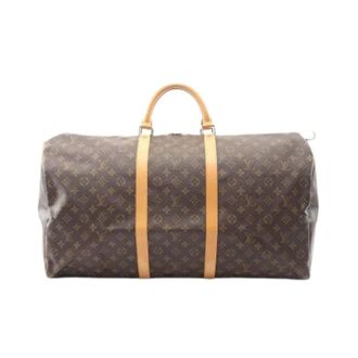 Louis Vuitton Pre-owned Weekend Bags, unisex, Brown, Size: ONE SIZE Pre-owned Keepall 60 Boston Bag