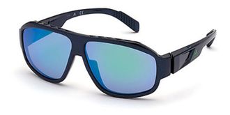 Adidas Sport SP0025 92N Mens Sunglasses Blue Size 62