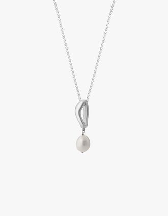 Tutti & Co Womens Tranquil Necklace - Silver