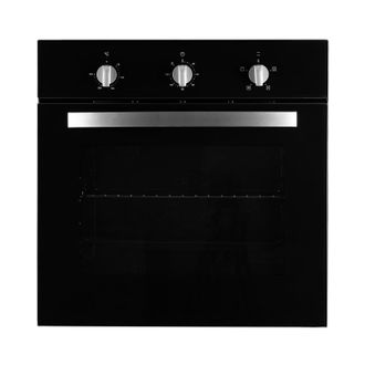 Sia Single Electric Fan Oven In Black With Timer - FSO59BL