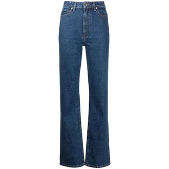 Khaite Danielle Stretch Jean - Dames - Jeans - Blauw - Maat: W27 Katoen