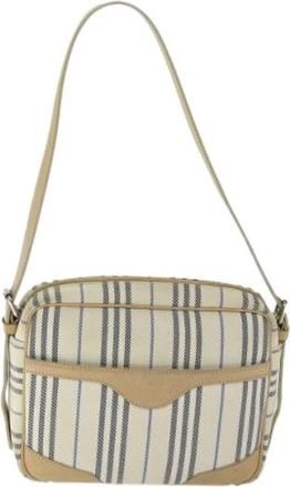 Burberry Pre-owned Nova check schoudertas - Dames - Vintage Schoudertas - Beige - ONE Size - Vintage