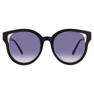 Guess Smoke Gradient Butterfly Ladies Sunglasses GF0323 01B 54