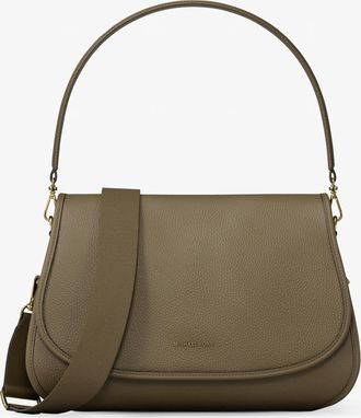 Michael Kors Holmes Medium Pebbled Leather Convertible Messenger Bag