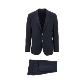 Giorgio Armani Soho virgin wool tailored suit Man 52