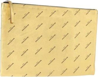 Balenciaga Pre-owned Clutches, female, Yellow, Size: ONE SIZE Pre-owned Vintage Clutch