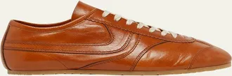 Dries Van Noten Mens Destin Mixed Leather Retro Sneakers