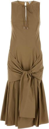 Loewe Camel Poplin Dress