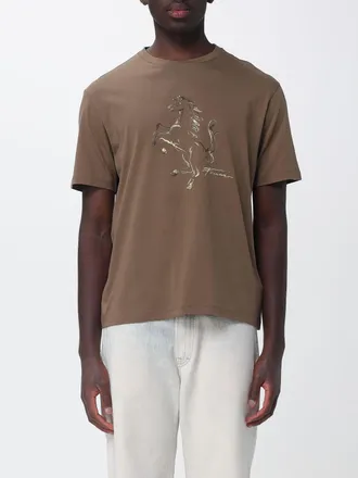Ferrari Printed T-Shirt in Cotton