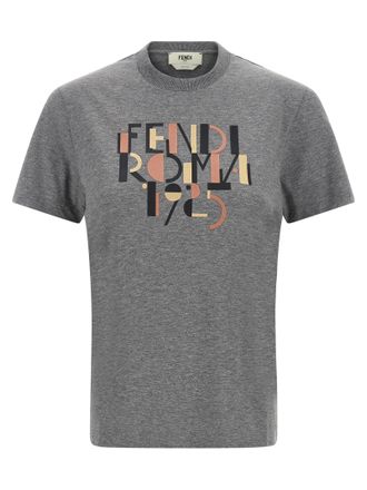 Fendi Womens Roma 1925 T-Shirt