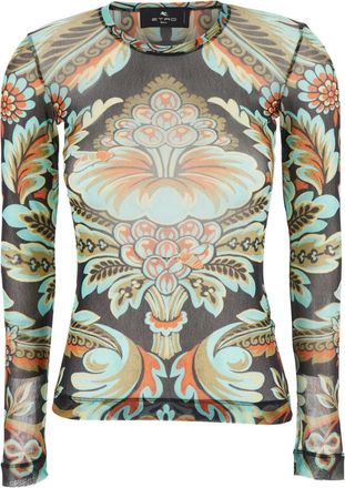 Etro Top Con Stampa Paisley-Donna