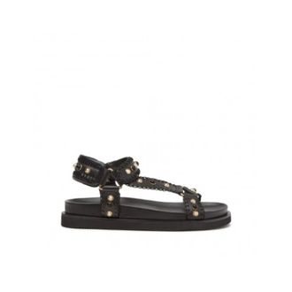 Ash Ash, Schoenen, Dames, Zwart, 39 EU, Leer, Sandalia Soft Brasil Plataforma
