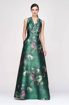 Kay Unger Rosalind Gown In Light Emerald
