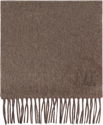 Max Mara Kasjmier sjaal Wsdalia - Dames - Wintersjaals - Bruin - ONE Size - Kasjmier - Accessoires