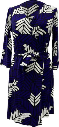 Diane Von Fürstenberg Diane Von Furstenberg New Julian Wrap Dress in Purple Viscose