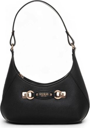 Guess Mimina Schoudertas - Dames - Schoudertassen - Zwart - ONE Size - Polyester - Tassen