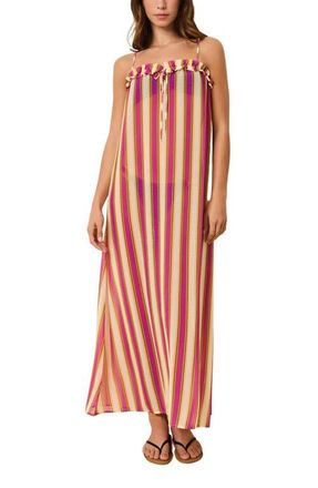 Solid & Striped The Ayden Cover-Up Dress in South Beach Stripe at Nordstrom, Size X-Small