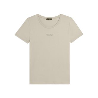 Freddy T-shirt manica corta con dettaglio cut out e strass