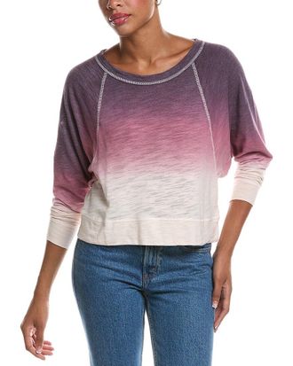 Chaser Slub Jersey Cropped Boxy Raglan Top