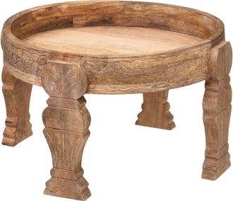 Atmosphera Atmosphera - Mesa De Centro &laquo;gypsy&raquo; - Madera Del Madera De Mango D51 Cm Cr&eacute;ateur DInt&eacute;rieur
