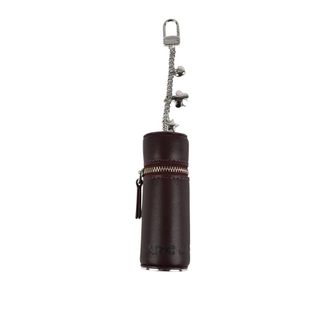 Marc Jacobs Accessoires, Dames, Paars, ONE Size, Leer, The Lipstick Case Bag Charm