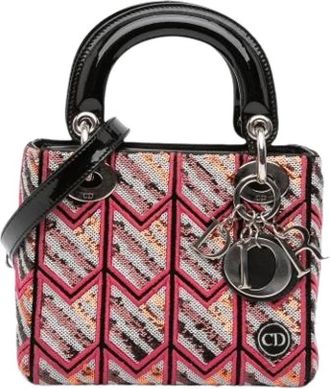Dior Pre-owned Lady Dior Handbag - Dames - Vintage Handtas - Veelkleurig - ONE Size - Leer - Vintage